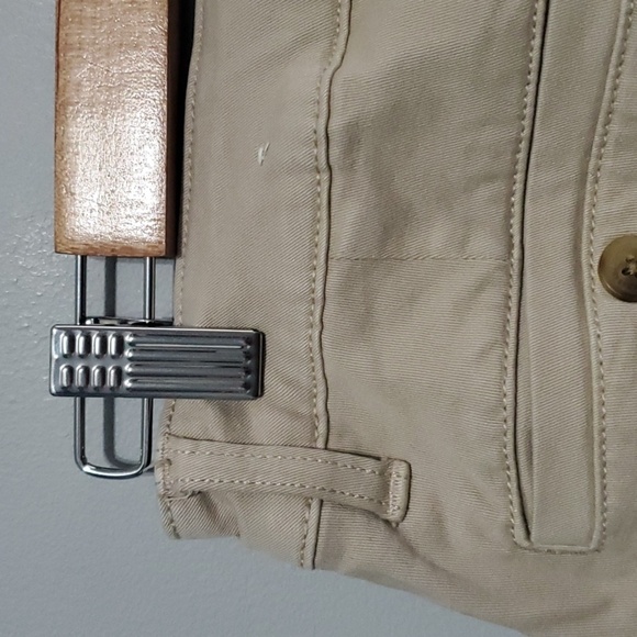 American EAGLE outfitters Beige Slim Fit Skinny Pants Flat Front Chino - Picture 7 of 14